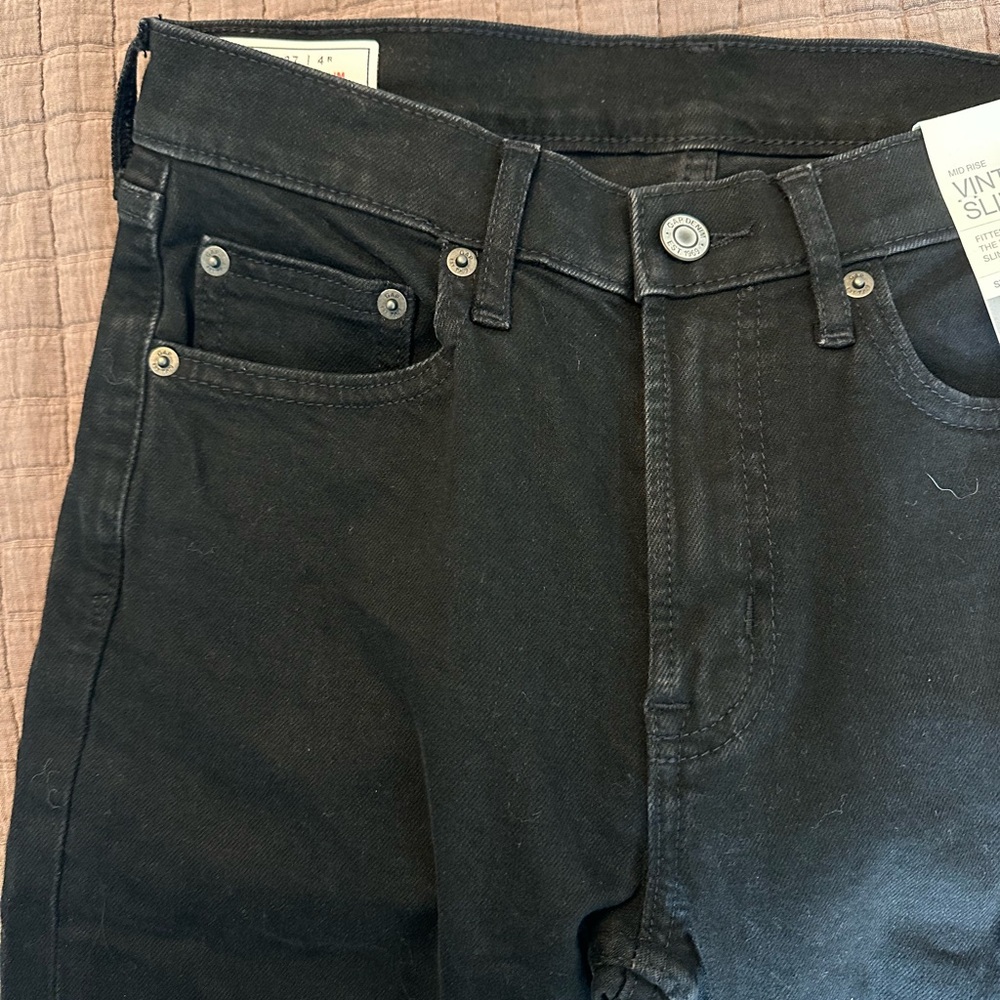 GAP Women's Slim Black Jeans